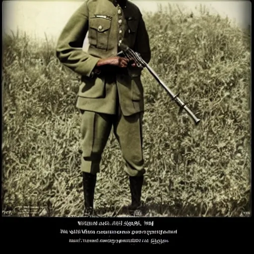 Image similar to [ [ [ [ [ snoop dogg ] ] ] ] ] as world war 1 soldiers
