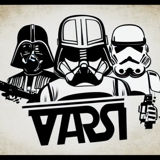 Image similar to star wars vector illustration