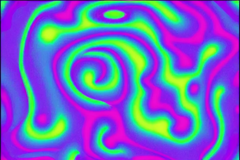 Image similar to an ultrasound of the first prismatic child made of perlin noise born in latent space