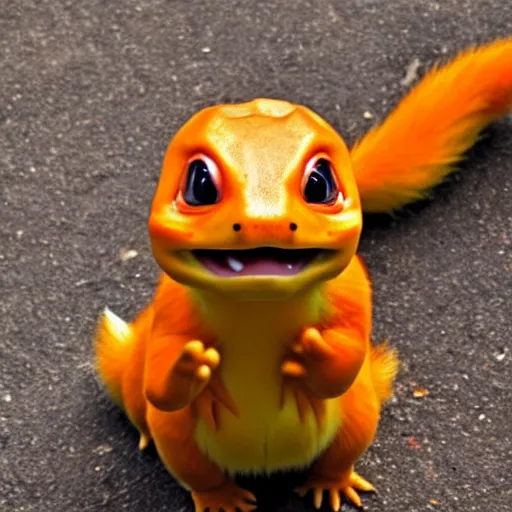 Image similar to real life charmander, realistic, animal photography