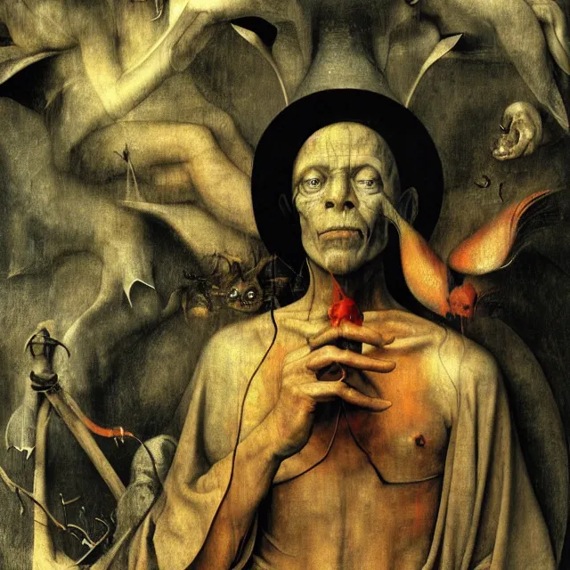 Prompt: full color hd photo of satan, octane render 4 k, by hieronymus bosch, joel peter witkin, annie liebovitz. gustave dore,