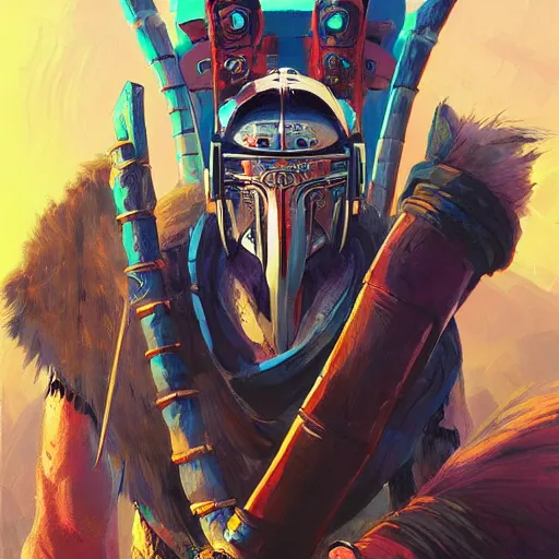 Image similar to cyberpunk viking helmet mask warrior goddess robot ninja fantasy, art gta 5 cover, official fanart behance hd artstation by jesper ejsing, by rhads, makoto shinkai and lois van baarle, ilya kuvshinov, ossdraws