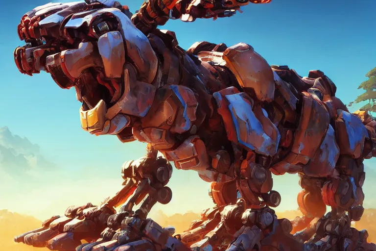 Image similar to clawstrider machine mecha animal beast robot of horizon forbidden west horizon zero dawn bioluminiscence, behance hd by jesper ejsing, by rhads, makoto shinkai and lois van baarle, ilya kuvshinov, rossdraws global illumination