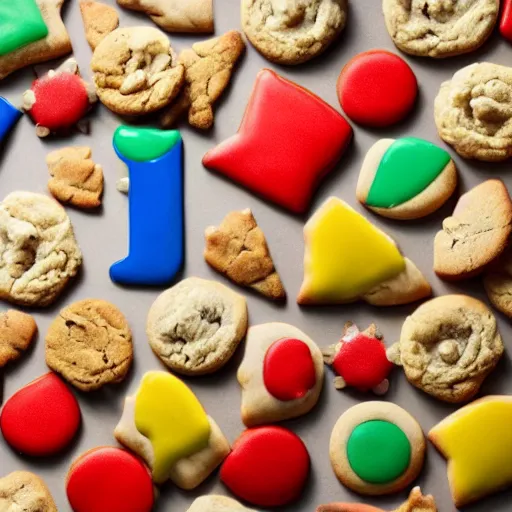 Prompt: International cookie day, google banner, HD