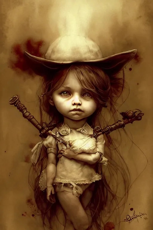 Prompt: kid doll toy design | esoteric symbolism | jean - baptiste monge, esao andrews, bastien lecouffe - deharme, tim jacobus, ken currie | ultra - detailed realism, soft cinematic lighting, hi - fructose, artstation, high - quality, ink watercolors wes anderson poster art