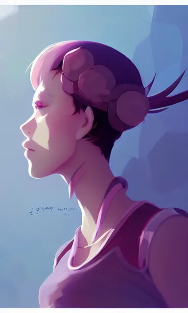 Prompt: young female character inspired by rose quartz, digital art made by makoto shinkai, lois van baarle and jakub rebelka, highly detailed, symmetrical, extremely coherent, anatomically perfect