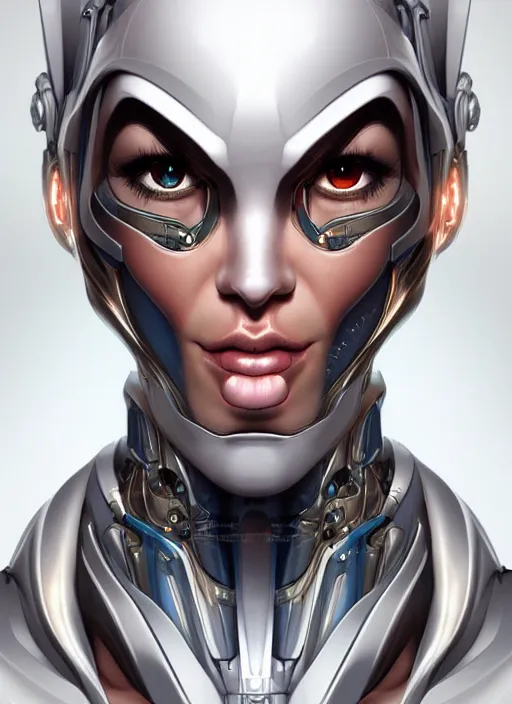 Prompt: portrait of a cyborg (((((phoenix))))) by Artgerm, biomechanical, hyper detailled, trending on artstation