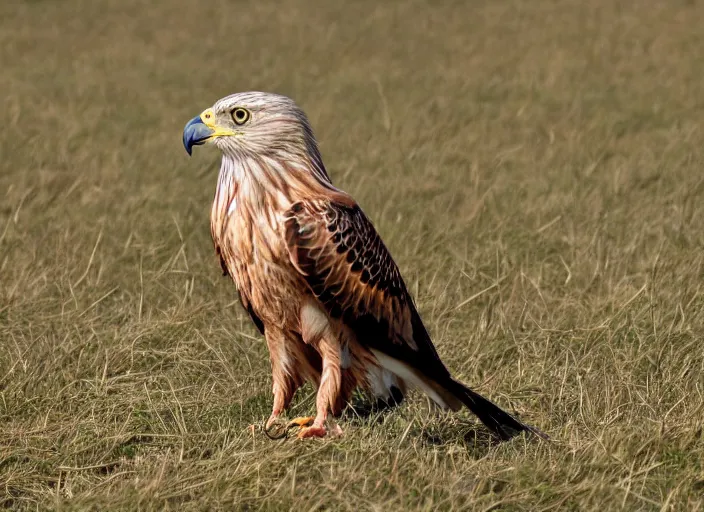 Image similar to 4 k, wildlife photography, photograph of a red kite bird, hd, nature photography, realistic