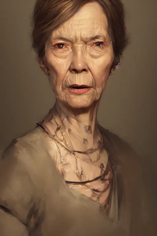 a fancy portrait of a vary old women by greg | Stable Diffusion | OpenArt