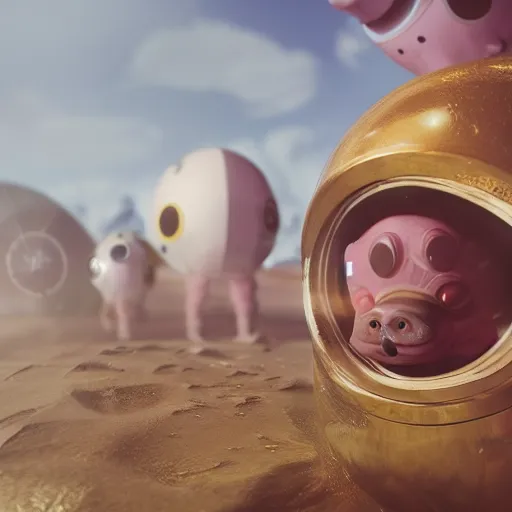 Prompt: 🐷astronaut, thc, LSD, concept art, cinematic, detailed, trending on artstation, unreal engine 5 rendering, cinematic, greig fraser cinematography, epic composition, 8k, 35 mm photography