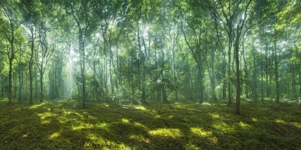 GREEN FOREST PATH – UrArtStudio