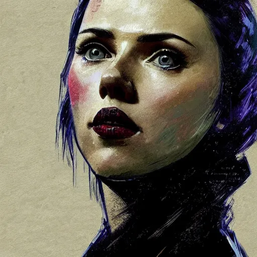 Prompt: portrait of scarlett johansson as a russian bolshevik nadezhda konstantinovna krupskaya in team fortress 2 style, epic, tragic, military art, fantasy, hd shot, digital portrait, beautiful, artstation, comic style, by artgerm, guy denning, jakub rozalski, magali villeneuve and charlie bowater