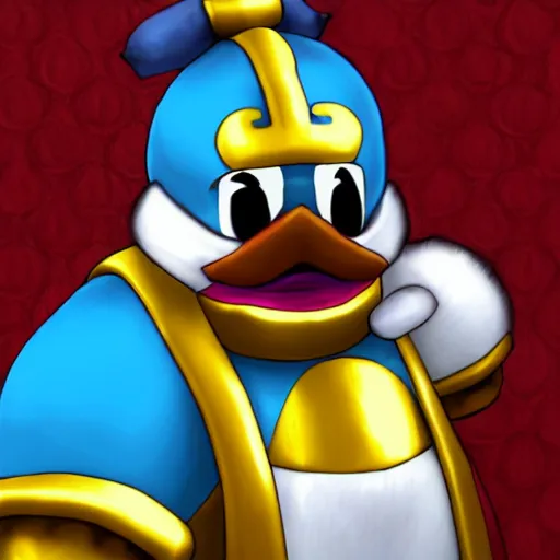 Prompt: king dedede league of legends character art. katherine'suqling'su style. digital illustration. hyper realistic. high quality. high resolution. 4 k. dynamic lighting. highly detailed. sharp focus. non blurry. smooth.