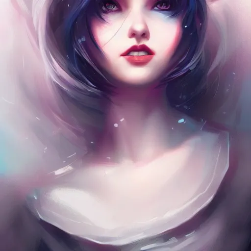 Image similar to teen girl, snow white hair, gorgeous, amazing, elegant, intricate, highly detailed, digital painting, artstation, concept art, sharp focus, illustration, art by Ross tran