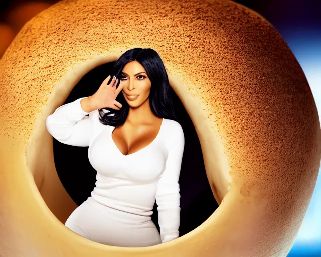 Prompt: Kim Kardashian coming out from a giant cup of coffee, cinematic, highly detailed, HD, 4K, professional image, professional lighting