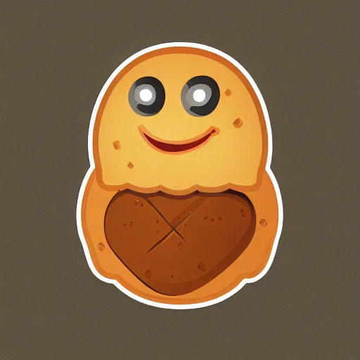 Image similar to [ bread toast ] character