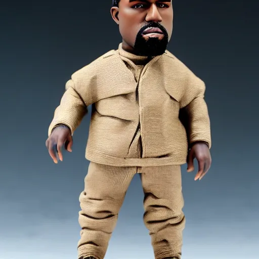 Image similar to kanye west bobblehead figure