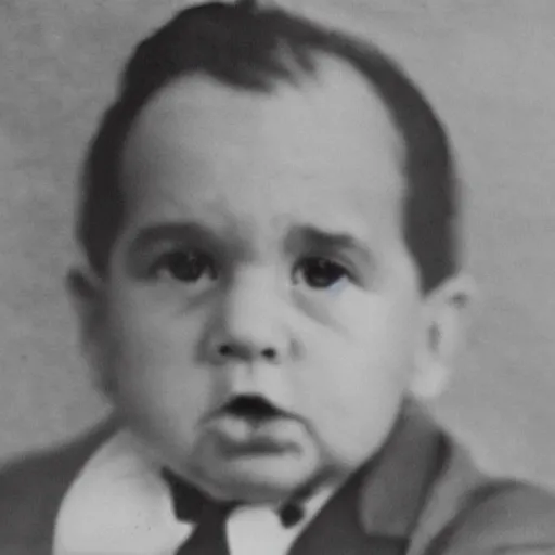 Prompt: richard nixon as a baby