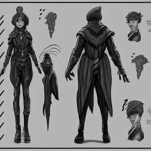 Image similar to a magical character, comic book design, cosplay, RPG, character design, character reference, character sheet, artstation