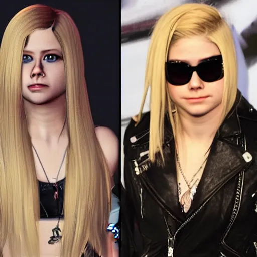 Image similar to Avril Lavigne in GTA 5