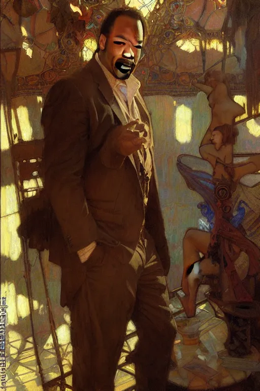 Image similar to jon taffer, painting by gaston bussiere, craig mullins, greg rutkowski, alphonse mucha