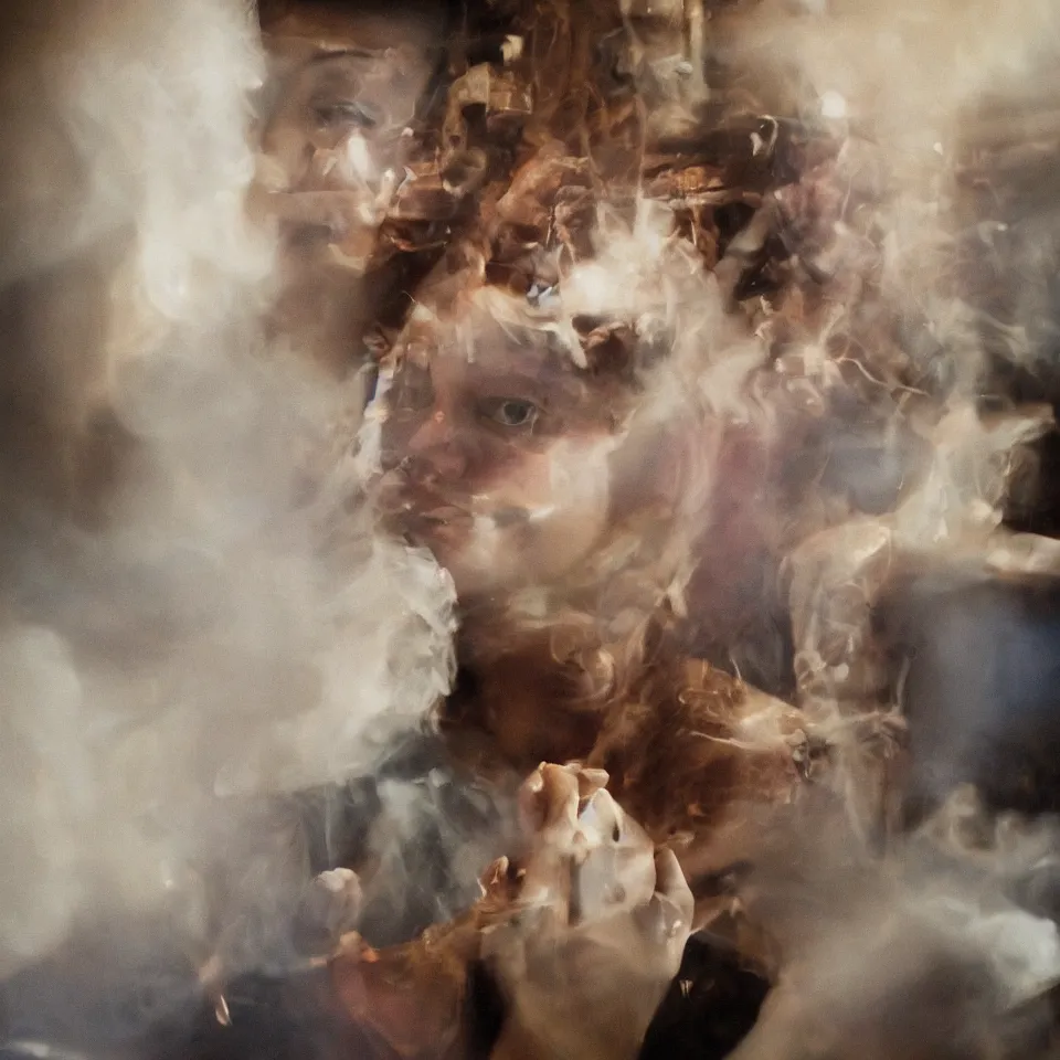 Prompt: masterpiece portrait portrait portrait portrait photo of a photogenic cinegenic russian ukrainian teenager facing camera, chaotic teenage bedroom, bokeh, high fidelity face, volumetric lighting, sunny day, heat haze, perfect framing, smoke, dramatic lighting, dust particles, interior shot, f2, anamorphic lens, great photographers, best photos of all times, 2004, fujifilm, Nikon, Canon, Hasselblad, VOIGTLÄNDER lens, Visa pour l'image, by Annie Leibovitz, by Steve McCurry