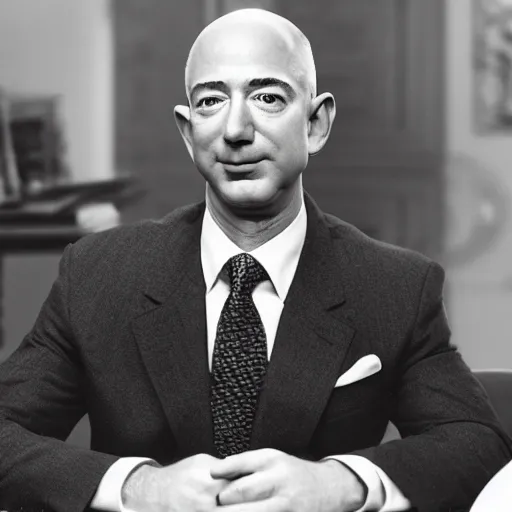 Prompt: jeff bezos as a ww2 dictator and general