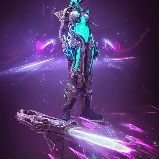 Prompt: Full Armor set made of galaxies and sci fi parts conjuring cosmic energy, surrealism, smooth, intricate, elegant, galactic energy, power aura, neon glowing spells, digital render, artstation, concept art, high tech fantasy, sharp focus, photorealism, art by Jason Chan and Riot Studios and Blizzard Studios, Unreal engine 5