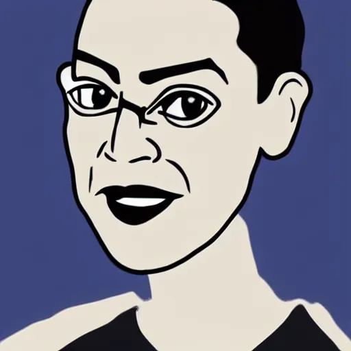 Image similar to a picture of alexandria ocasio cortez in the art style of sakimichan