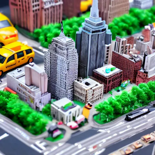 Prompt: new york city, claymation style, very detailed