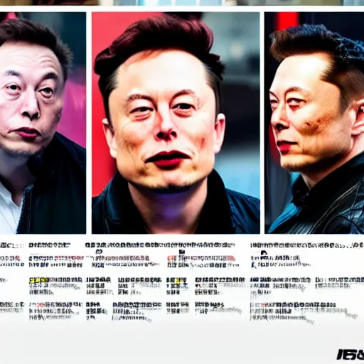 Prompt: chinese elon musk in a movie matrix 8 k