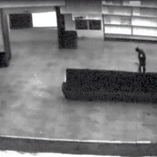 Image similar to the most creepy cctv footage ever found