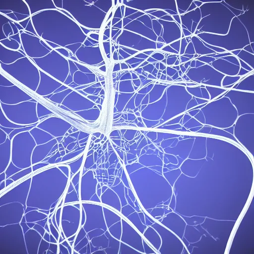 Prompt: 3 d render of neurons connecting and transmitting information