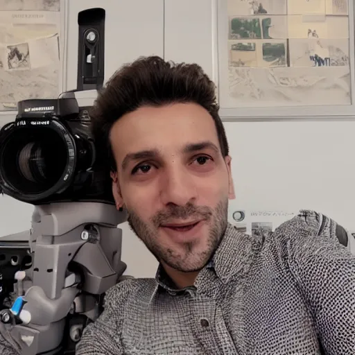 Prompt: marcello ascani in a vlog