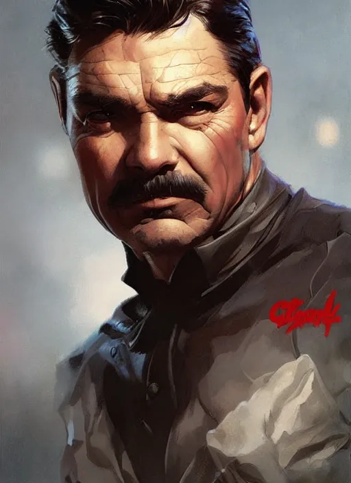 Prompt: Portrait of Clark Gable, marvel comics, dark, intricate, highly detailed, smooth, artstation, digital illustration by Ruan Jia and Mandy Jurgens and Artgerm and Wayne Barlowe and Greg Rutkowski and Frank Frazetta