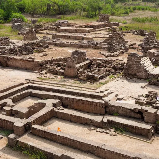 Image similar to Ruins of an walmart Temple in mesopotanian ancient city, walmart temple, award winning photo