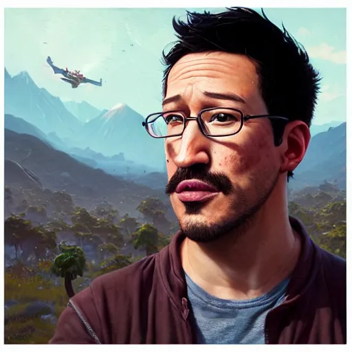 Prompt: highly detailed portrait of markiplier as muppet in gta v, stephen bliss, unreal engine, fantasy art by greg rutkowski, loish, rhads, ferdinand knab, makoto shinkai and lois van baarle, ilya kuvshinov, rossdraws, tom bagshaw, global illumination, radiant light, detailed and intricate environment