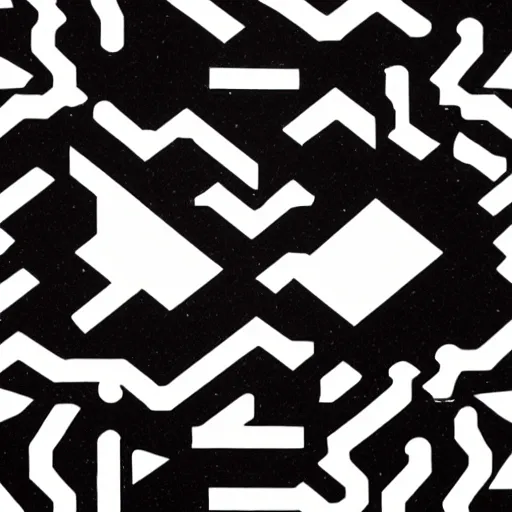 Image similar to black on white graphic design in style of david rudnick, eric hu, acid, y 2 k