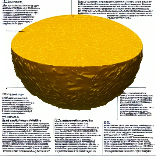 Image similar to an Dyson sphere made of cheese scientific theory simulation