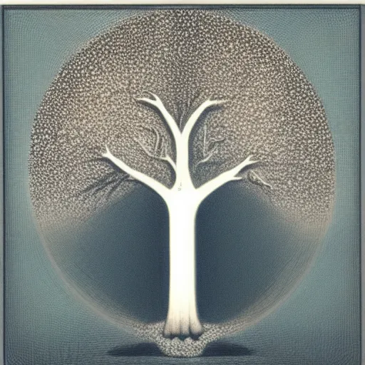 Image similar to the basic composition uses the frame of the qabbalistic tree of life.