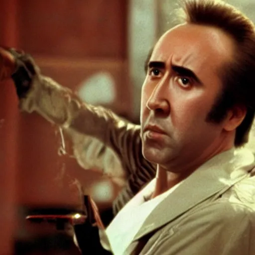 Image similar to Movie still of Nicolas Cage in The Sting (1973)