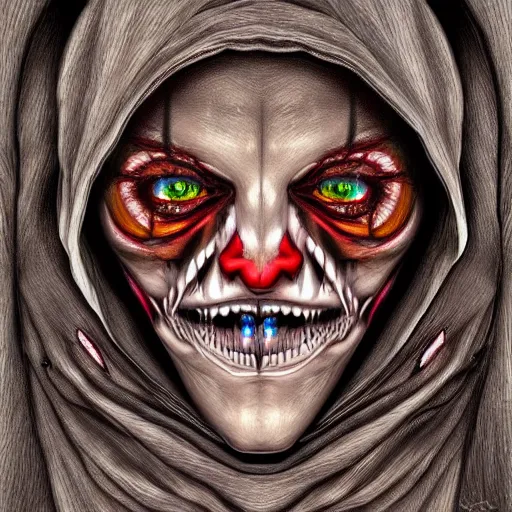 Image similar to the scariest thing in the world, digital art, highly detailed