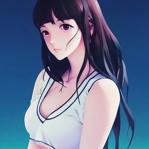 Prompt: a beautiful young japanese anime kat dennings alluring instagram model in crop top, by ilya kuvshinov and artgerm, aesthetic, gorgeous, alluring, attractive, gapmoe yandere grimdark, trending on pixiv fanbox, painted by greg rutkowski makoto shinkai takashi takeuchi studio ghibli, akihiko yoshida