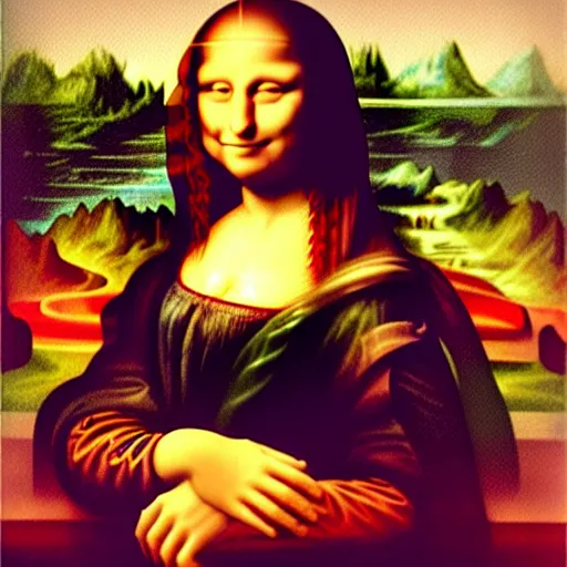 Image similar to “Elon Musk face in Mona Lisa painting”