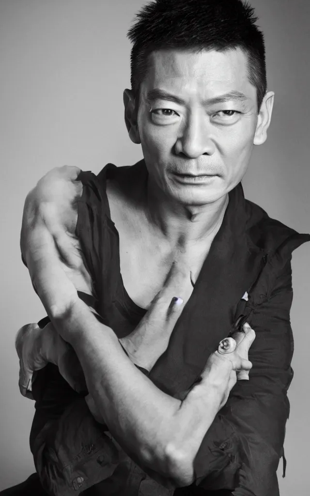 Prompt: Portrait of Andy Lau