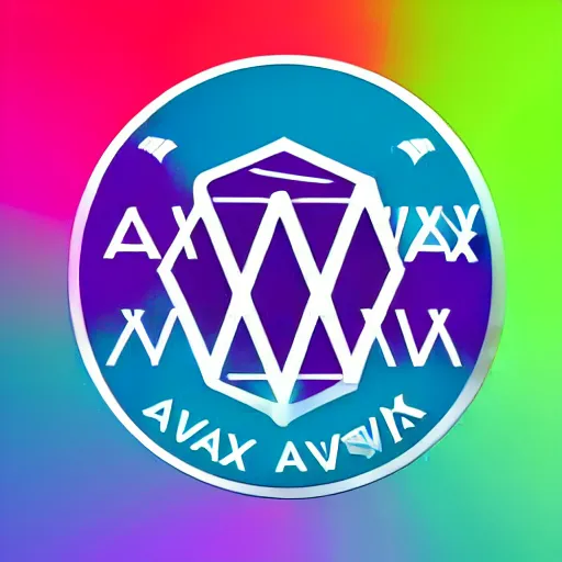 Prompt: $AVAX coin logo