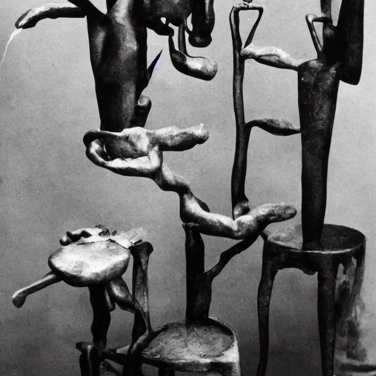 Image similar to the absurdity of existence, by duchamp, dada, photo, hd