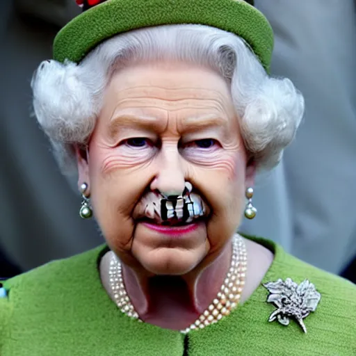 Image similar to the queen of england is dead