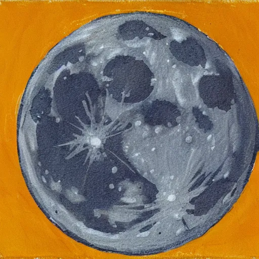 Image similar to a moon made by cheese