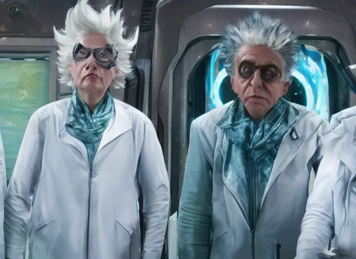 Image similar to film still of rick sanchez family in the new scifi movie 4 k,,,,,,,,,,,,,,,,,,,,,,,,,,,,,,,,,,,,,,,,,,,,,,,, rick and morty